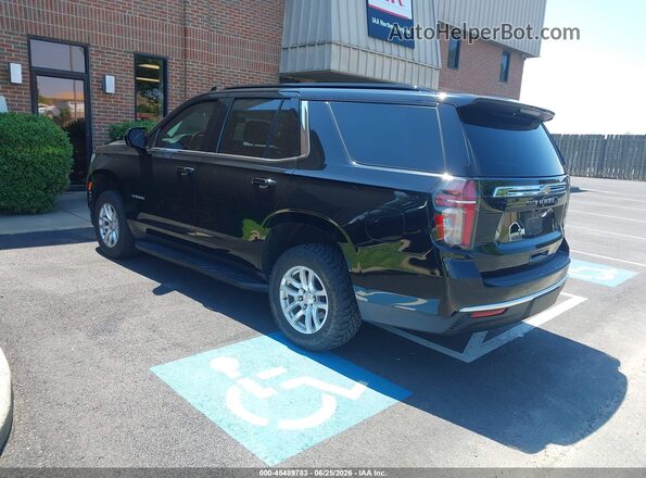 1GNSKLED2NR110705 2022 CHEVROLET TAHOE Black Trasero izquierdo
