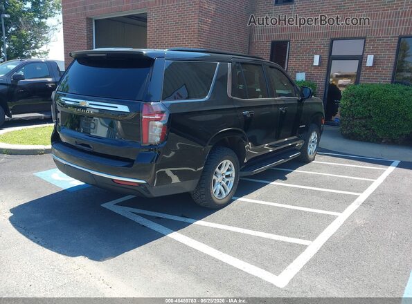 1GNSKLED2NR110705 2022 CHEVROLET TAHOE Black Trasero derecho