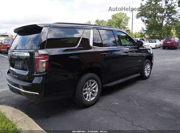 1GNSKLED3NR110194 2022 CHEVROLET TAHOE Black Հետևի աջ