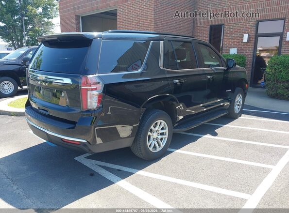 1GNSKLED4NR112648 2022 CHEVROLET TAHOE Black Rear right