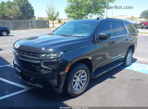 1GNSKLED4NR112648 2022 CHEVROLET TAHOE Black Front left