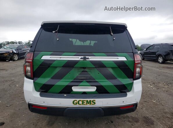 1GNSKLED6MR432343 2021 CHEVROLET TAHOE White Vista trasera