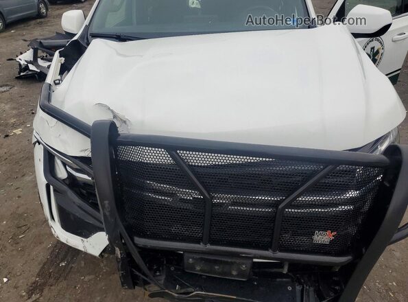 1GNSKLED6MR432343 2021 CHEVROLET TAHOE White Vista del compartimento del motor