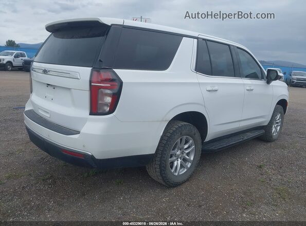 1GNSKLED6PR149249 2023 CHEVROLET TAHOE White უკანა მარჯვენა