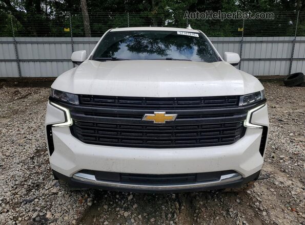 1GNSKNKD0MR398447 2021 CHEVROLET TAHOE Белый Вид спереди
