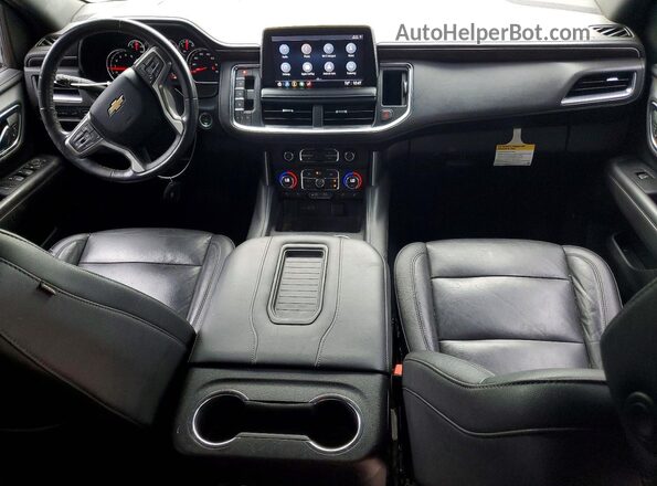 1GNSKNKD0MR398447 2021 CHEVROLET TAHOE Белый Вид панели приборов