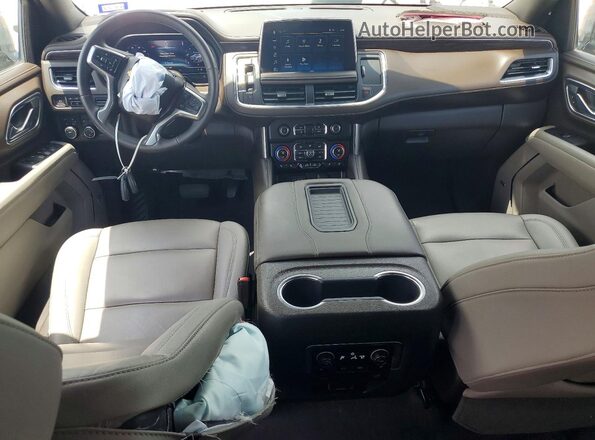 1GNSKNKD1PR331845 2023 CHEVROLET TAHOE Gray Dashboard view