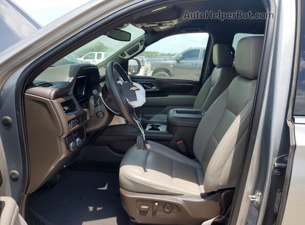 1GNSKNKD1PR331845 2023 CHEVROLET TAHOE Gray Front interior view