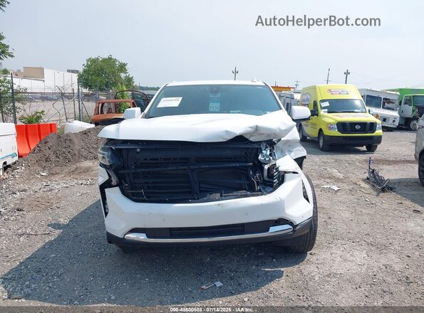1GNSKNKD4MR314159 2021 CHEVROLET TAHOE White Widok zestawu wskaźników