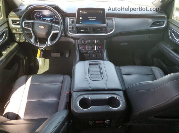 1GNSKNKD9NR162011 2022 CHEVROLET TAHOE Серый Вид панели приборов