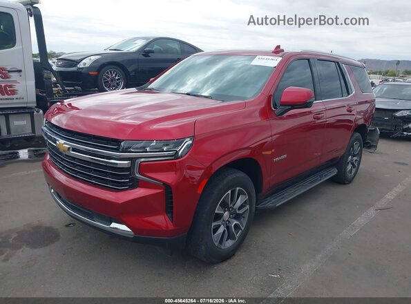1GNSKNKD9PR340356 2023 CHEVROLET TAHOE Red Vista tres cuartos delantera izquierda