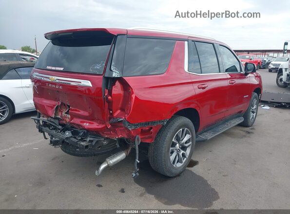 1GNSKNKD9PR340356 2023 CHEVROLET TAHOE Red Trasero derecho