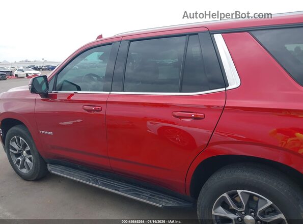 1GNSKNKD9PR340356 2023 CHEVROLET TAHOE Red 