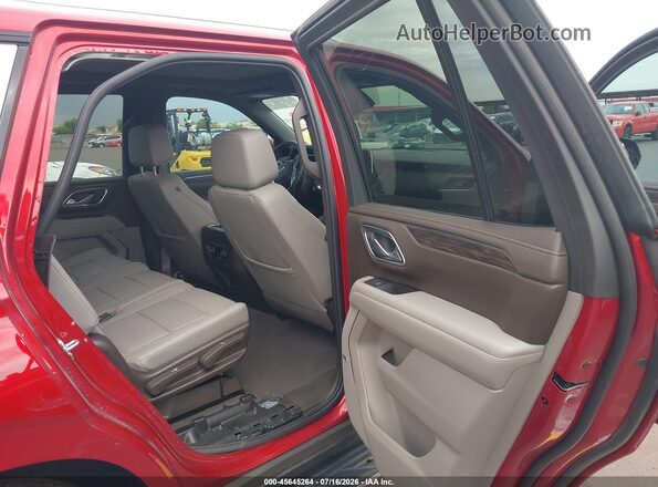 1GNSKNKD9PR340356 2023 CHEVROLET TAHOE Red Vista de la etiqueta del VIN