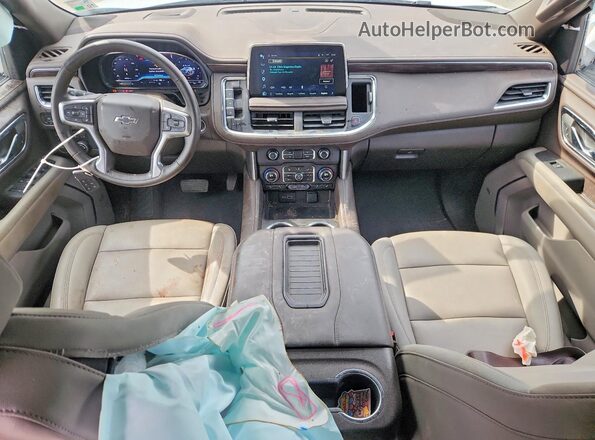1GNSKPKD7RR374648 2024 CHEVROLET TAHOE Белый Вид панели приборов