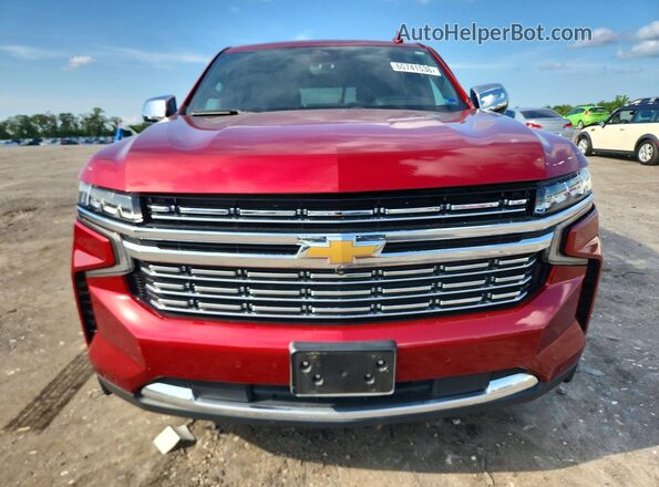 1GNSKSKD1PR309200 2023 CHEVROLET TAHOE Red Front view