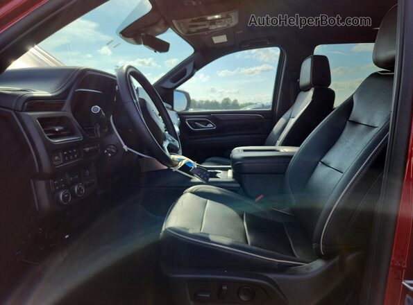 1GNSKSKD1PR309200 2023 CHEVROLET TAHOE Red Front interior view