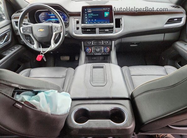 1GNSKSKD9PR282747 2023 CHEVROLET TAHOE Black Widok deski rozdzielczej