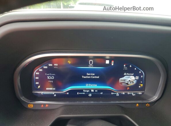 1GNSKTKL5PR265702 2023 CHEVROLET TAHOE Black Սարքավորումների վահանակի տեսք
