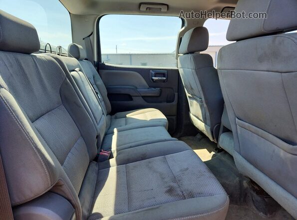 1GT12REG6GF162845 2016 GMC SIERRA White უკანა სავარძლების ხედი