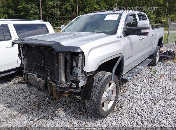 1GT12TE80GF256449 2016 GMC SIERRA Silver Front left