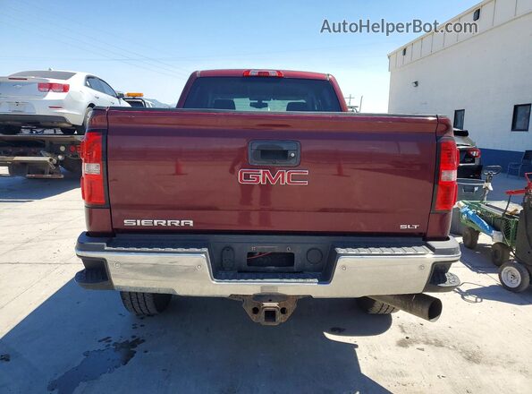 1GT12TE83GF145877 2016 GMC SIERRA Красный Вид сзади