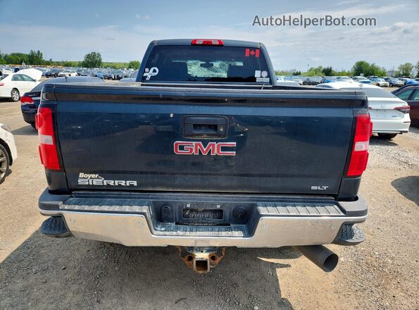 1GT12TEY3JF284804 2018 GMC SIERRA Blue Widok z tyłu
