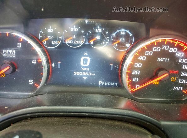 1GT12UE85GF281885 2016 GMC SIERRA Blue Вид щитка приладів