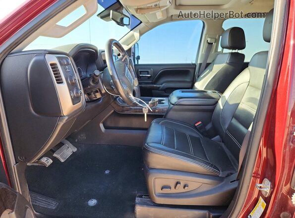 1GT12UE86GF268997 2016 GMC SIERRA Burgundy წინა სალონის ხედი