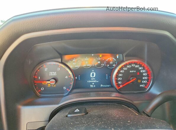1GT12UE86GF268997 2016 GMC SIERRA Burgundy ხელსაწყოთა პანელის ხედი