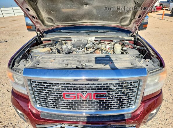 1GT12UE86GF268997 2016 GMC SIERRA Burgundy უკანა სალონის ხედი