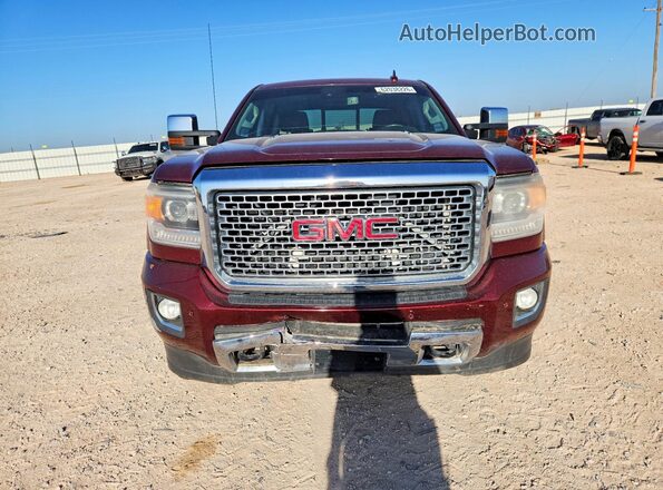 1GT12UE86GF268997 2016 GMC SIERRA Burgundy წინა ხედი