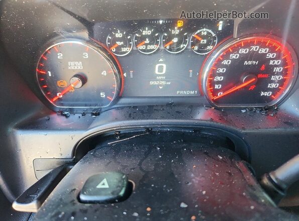 1GT12UE8XGF136728 2016 GMC SIERRA Black Widok zestawu wskaźników