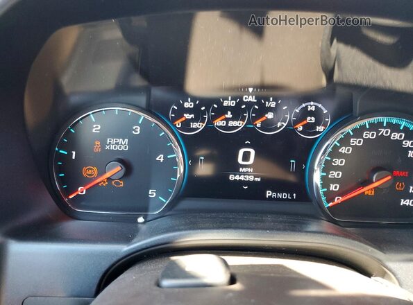 1GT12UEY1JF126161 2018 GMC SIERRA Charcoal ხელსაწყოთა პანელის ხედი