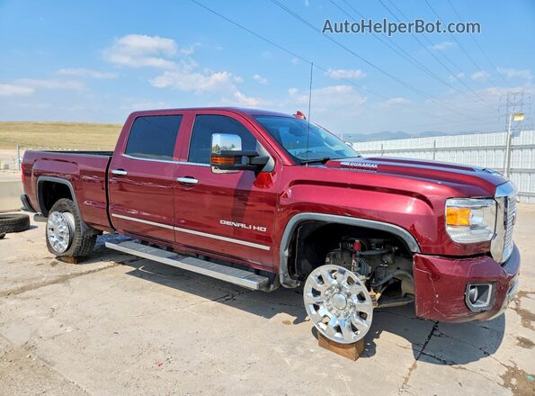 1GT12UEY4HF134586 2017 GMC SIERRA Бордовый Передняя правая четверть