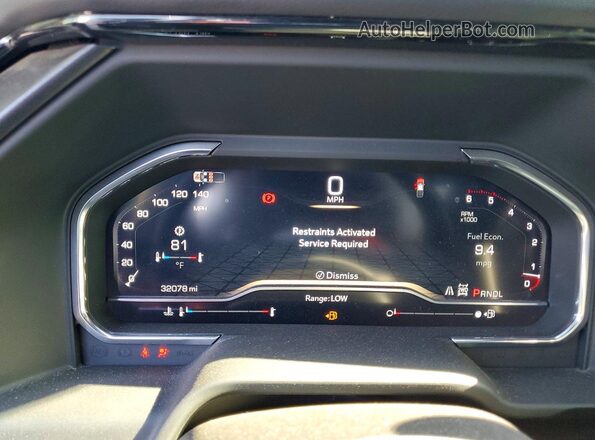 1GT19PEY4RF446163 2024 GMC SIERRA Black Սարքավորումների վահանակի տեսք