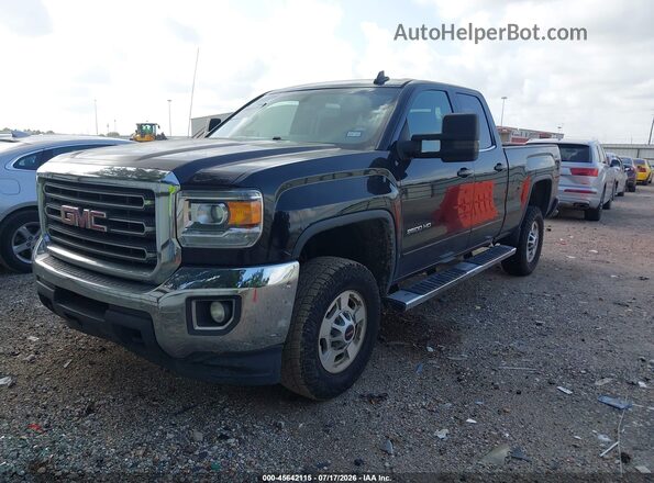 1GT21SEG1HZ205342 2017 GMC SIERRA Black Առջևի ձախ երեք քառորդ տեսարան