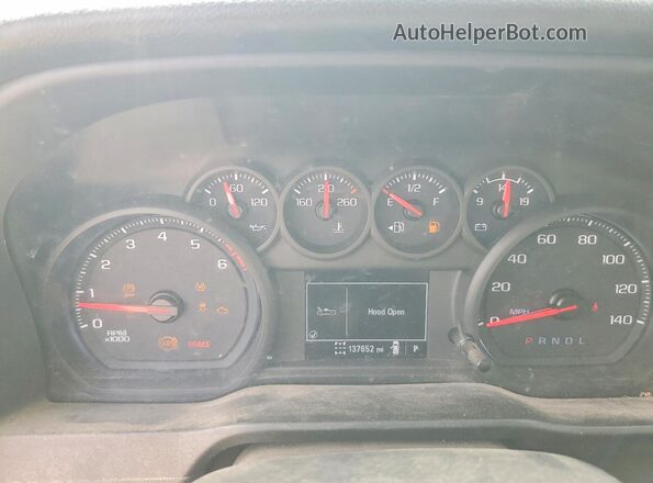 1GT39LE7XLF227501 2020 GMC SIERRA White Widok zestawu wskaźników