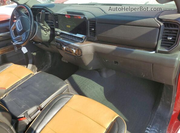 1GT3UTE71SF220949 2025 GMC SIERRA Red Vista del salpicadero