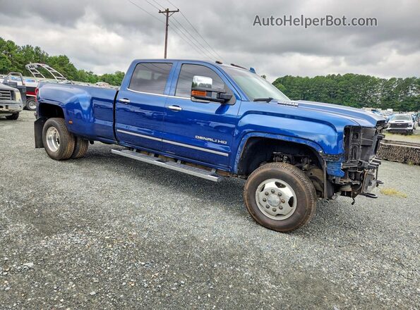 1GT42YE80GF280910 2016 GMC SIERRA Синий Передняя правая четверть