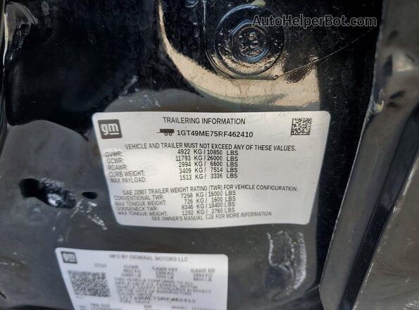 1GT49ME75RF462410 2024 GMC SIERRA Black Вид підкапотного простору