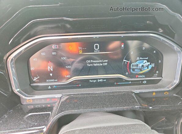 1GT49NE70RF445519 2024 GMC SIERRA Black Widok zestawu wskaźników