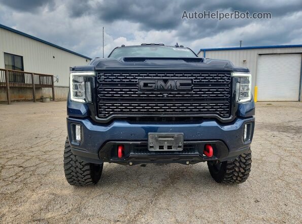 1GT49PE73MF166862 2021 GMC SIERRA Blue Widok z przodu
