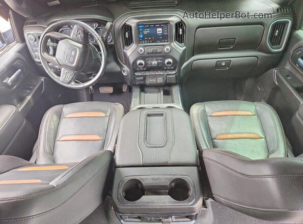1GT49PE73MF166862 2021 GMC SIERRA Blue Widok deski rozdzielczej