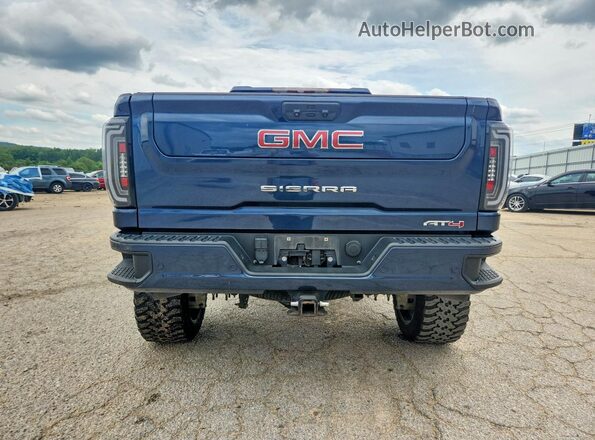1GT49PE73MF166862 2021 GMC SIERRA Blue Widok z tyłu