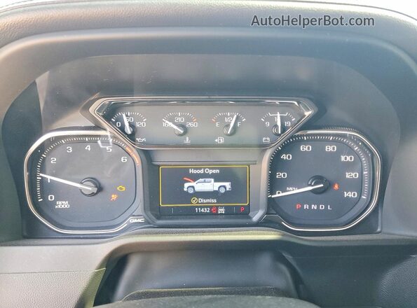 1GT49PE73NF304207 2022 GMC SIERRA Blue ხელსაწყოთა პანელის ხედი