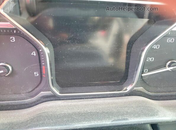 1GT49PEY0LF245140 2020 GMC SIERRA Black Вид щитка приладів