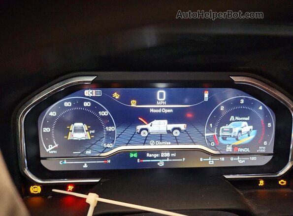 1GT49PEY1RF332988 2024 GMC SIERRA White Սարքավորումների վահանակի տեսք