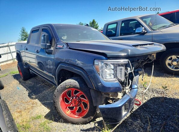 1GT49PEY4NF218221 2022 GMC SIERRA Синий Задняя левая четверть