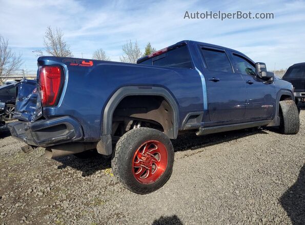 1GT49PEY4NF218221 2022 GMC SIERRA Синий Задняя правая четверть